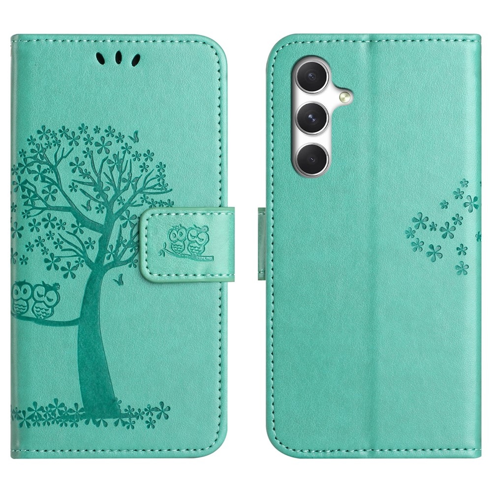 Tree knížkové pouzdro na Samsung Galaxy A27 - modrozelené