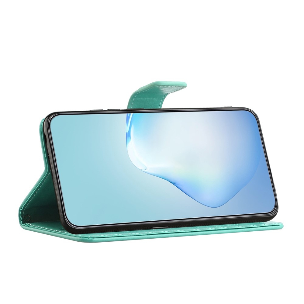 Tree knížkové pouzdro na Samsung Galaxy A27 - modrozelené