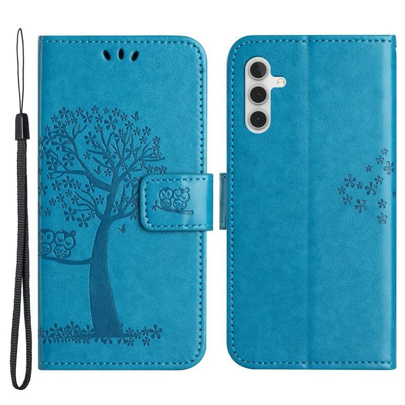 Tree knížkové pouzdro na Samsung Galaxy A34 5G - modré