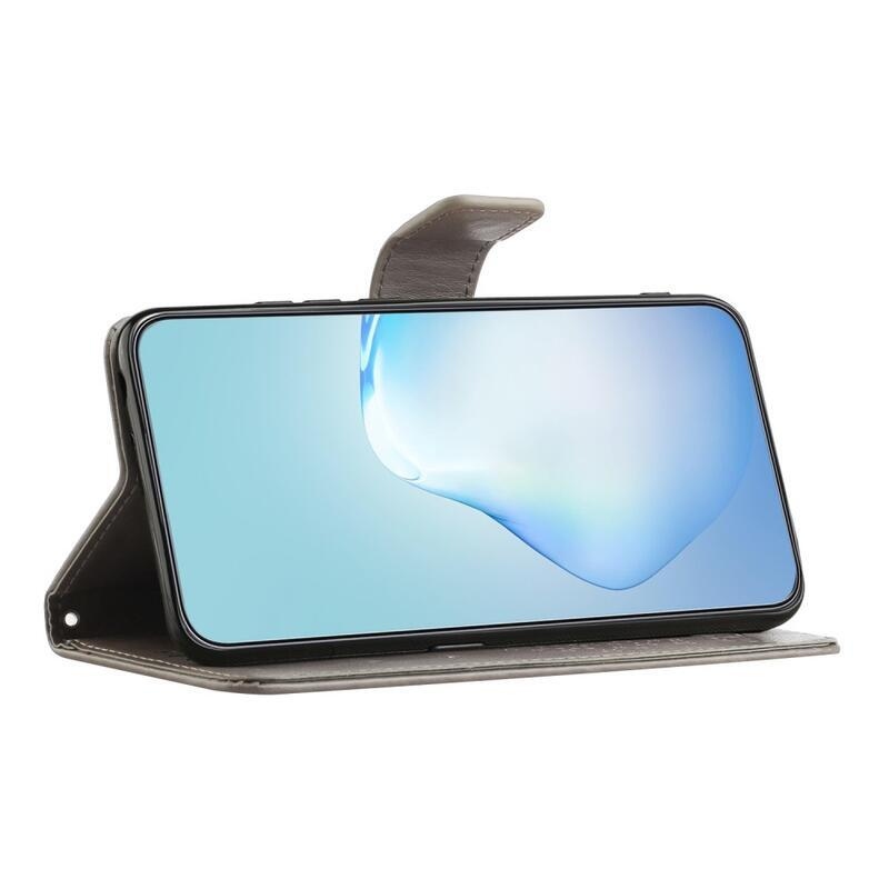 Tree knížkové pouzdro na Samsung Galaxy A34 5G - šedé