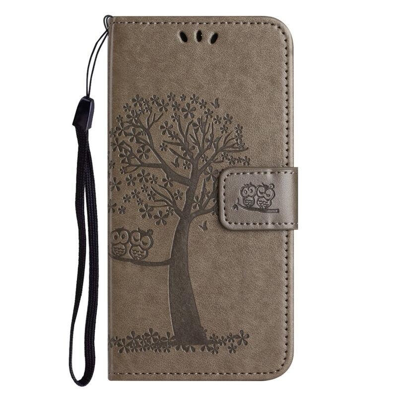 Tree knížkové pouzdro na Samsung Galaxy A34 5G - šedé