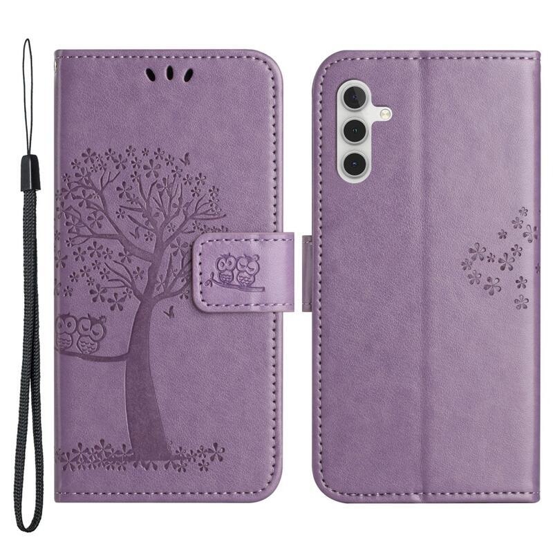 Tree knížkové pouzdro na Samsung Galaxy A34 5G - světlefialové