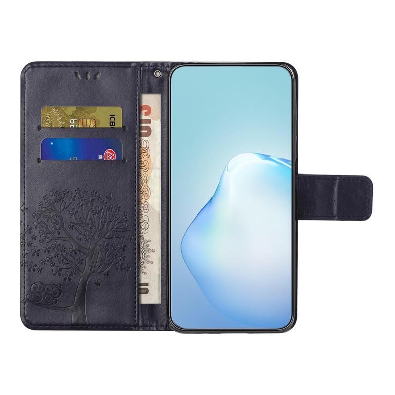Tree knížkové pouzdro na Samsung Galaxy A34 5G - tmavěfialové