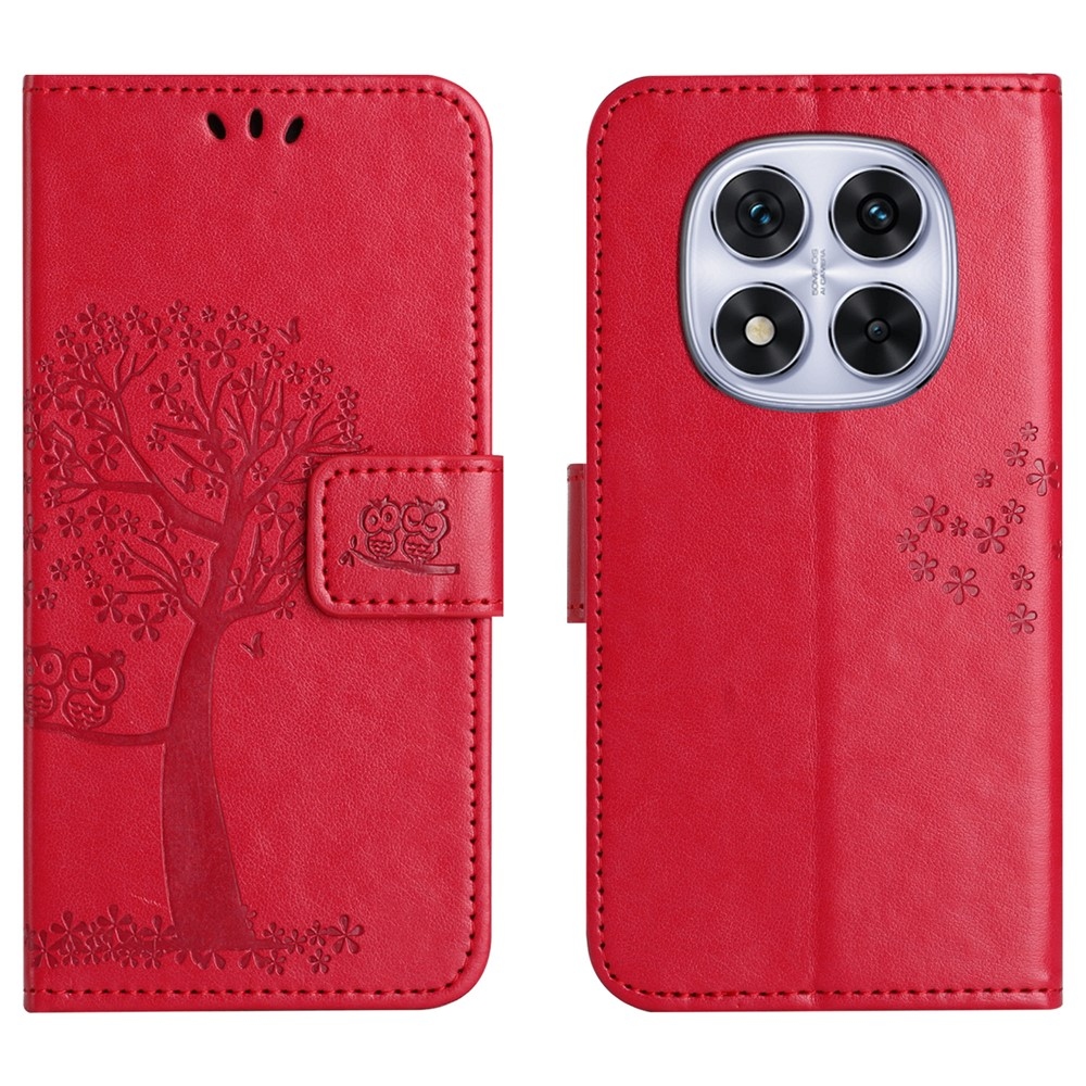 Tree knížkové pouzdro na Xiaomi Poco M8 5G/Redmi Note 15 5G - červené