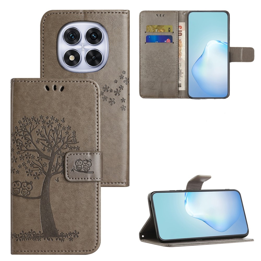 Tree knížkové pouzdro na Xiaomi Redmi Note 15 Pro+ 5G - šedé