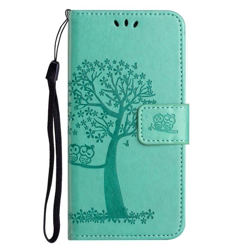Tree peněženkové pouzdro na mobil Xiaomi Redmi A1+/A2+ - azurové