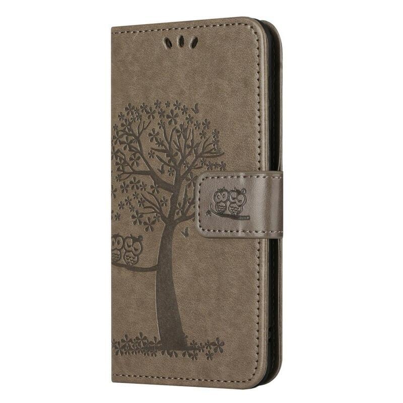 Tree peněženkové pouzdro na mobil Xiaomi Redmi A1+/A2+ - šedé