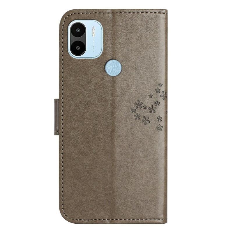 Tree peněženkové pouzdro na mobil Xiaomi Redmi A1+/A2+ - šedé