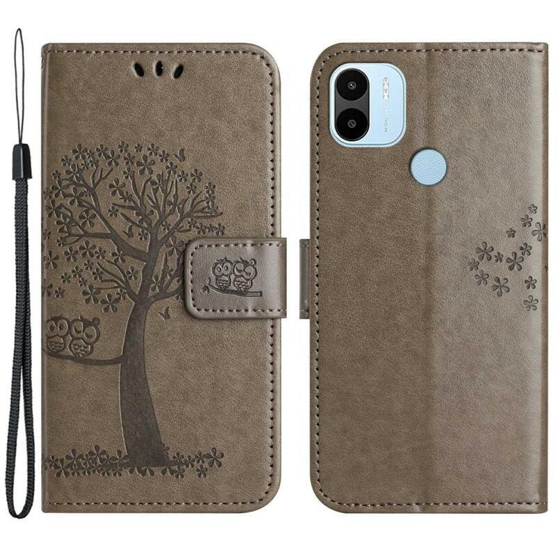 Tree peněženkové pouzdro na mobil Xiaomi Redmi A1+/A2+ - šedé