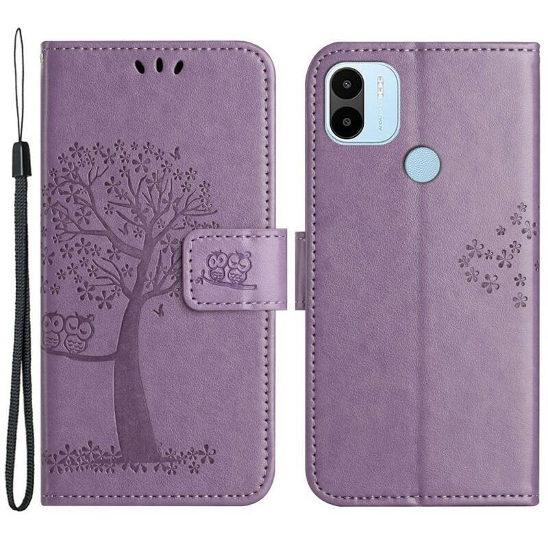 Tree peněženkové pouzdro na mobil Xiaomi Redmi A1+/A2+ - světlefialové