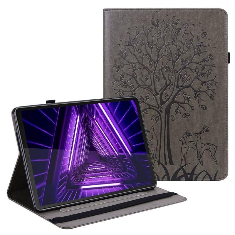 Tree polohovací pouzdro na tablet Lenovo Tab M10 Plus (3. Gen) - šedé
