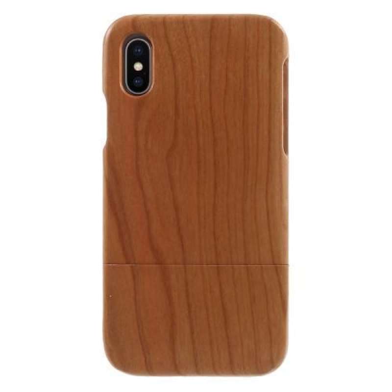 Tree stylový dřevěný obal na iPhone X - světlehnědé