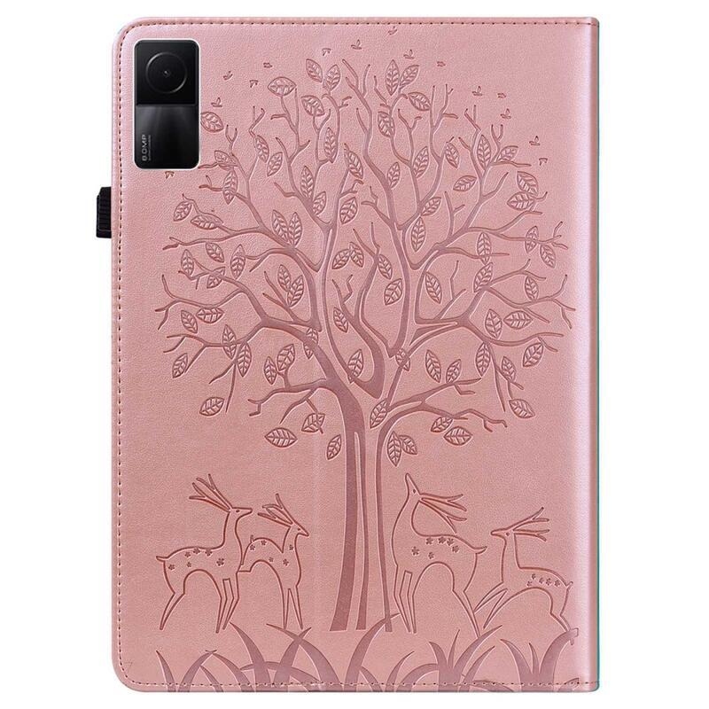 Tree zavírací pouzdro na tablet Xiaomi Redmi Pad 10.6 - růžovozlaté