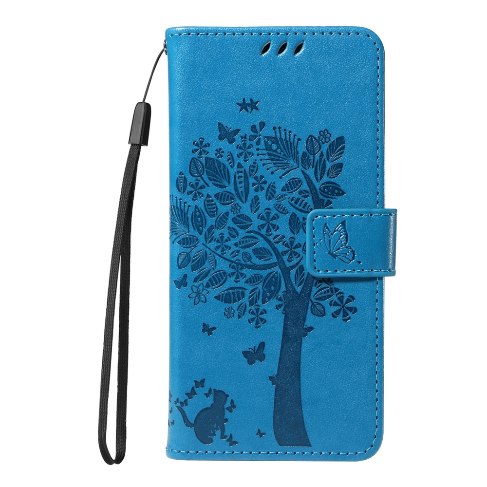 Trees knížkové pouzdro na Honor 600 Lite 5G - modré