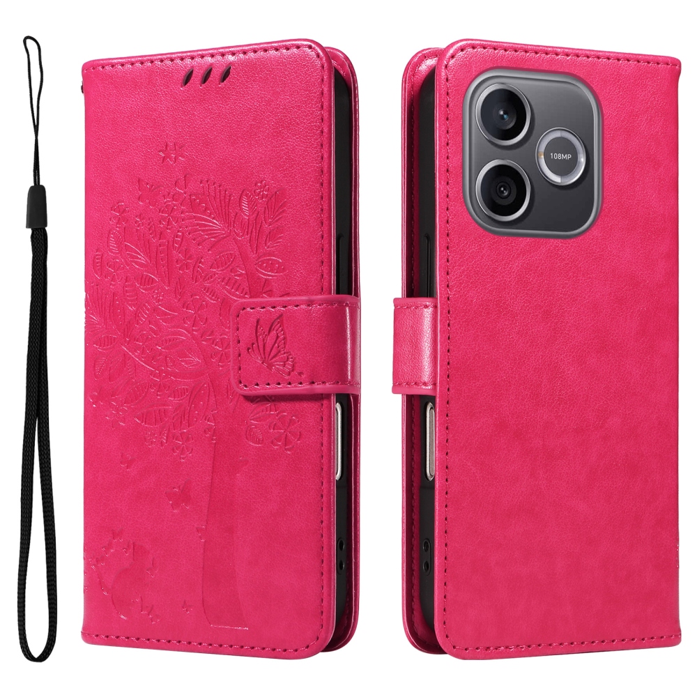 Trees knížkové pouzdro na Honor 600 Lite 5G - rose