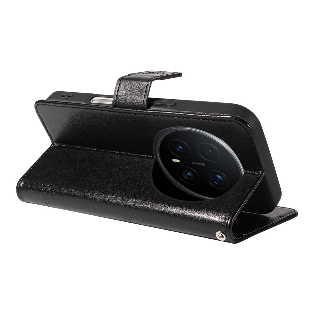 Trees knížkové pouzdro na Honor Magic 8 Pro 5G - černé