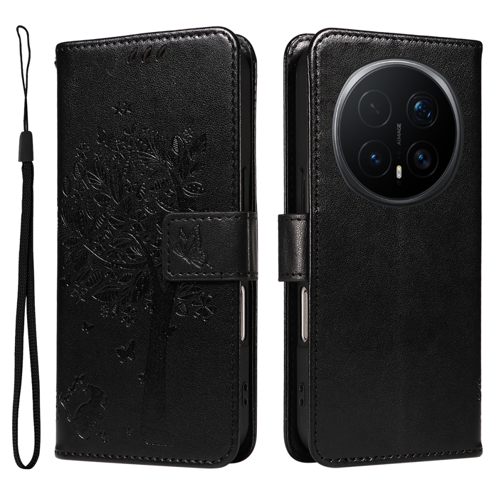 Trees knížkové pouzdro na Honor Magic 8 Pro 5G - černé