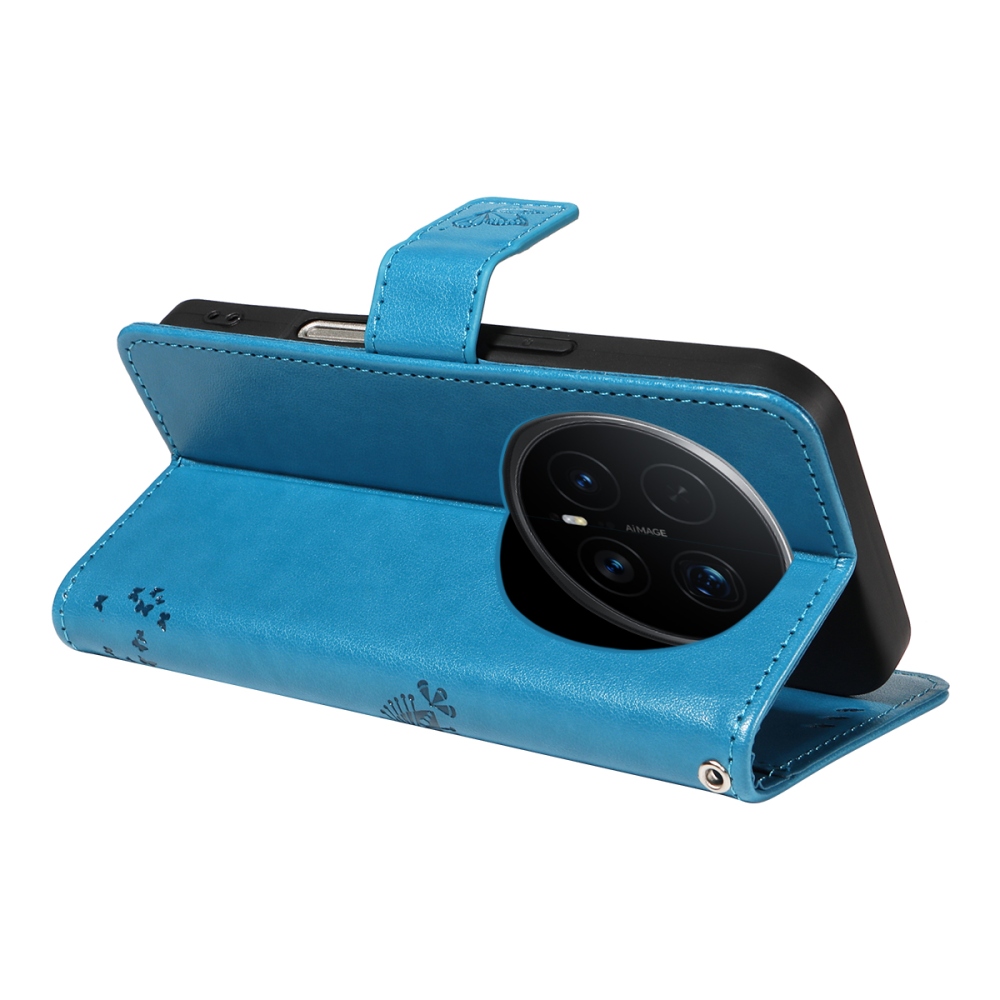 Trees knížkové pouzdro na Honor Magic 8 Pro 5G - modré