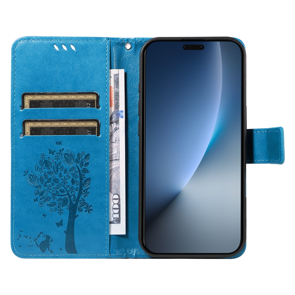 Trees knížkové pouzdro na Honor Magic 8 Pro 5G - modré