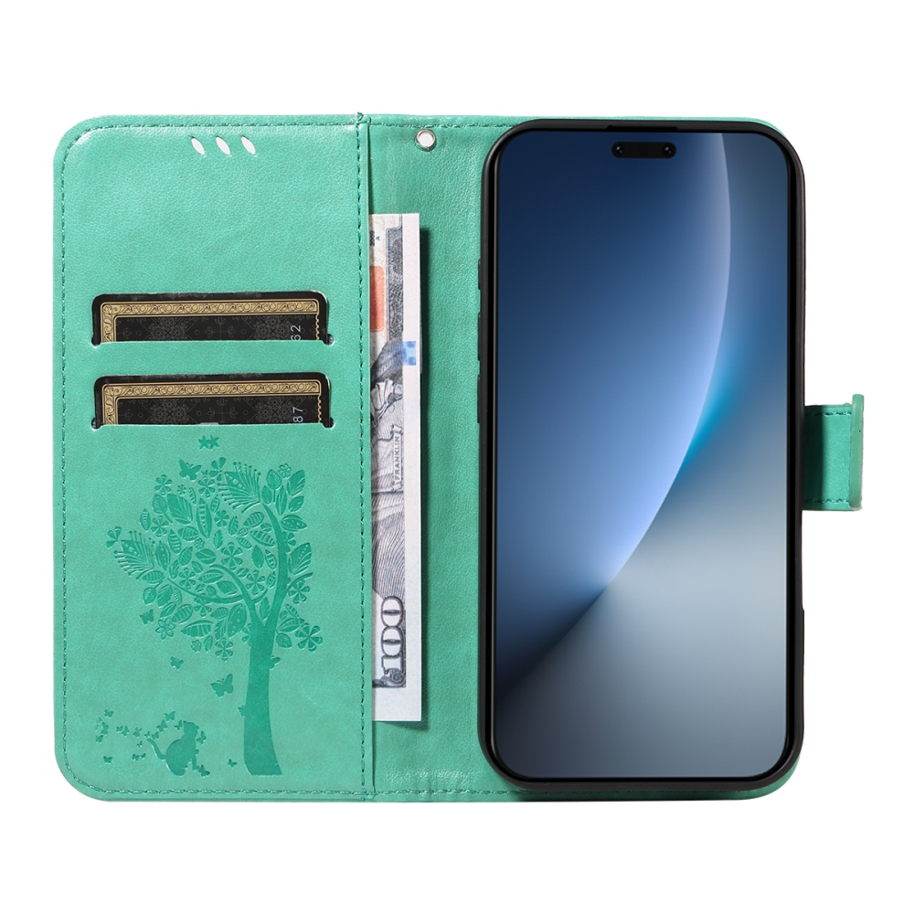 Trees knížkové pouzdro na Honor Magic 8 Pro 5G - modrozelené