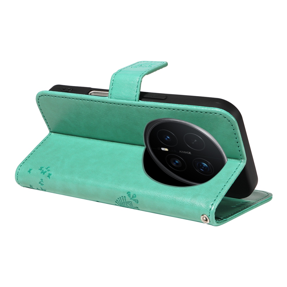 Trees knížkové pouzdro na Honor Magic 8 Pro 5G - modrozelené