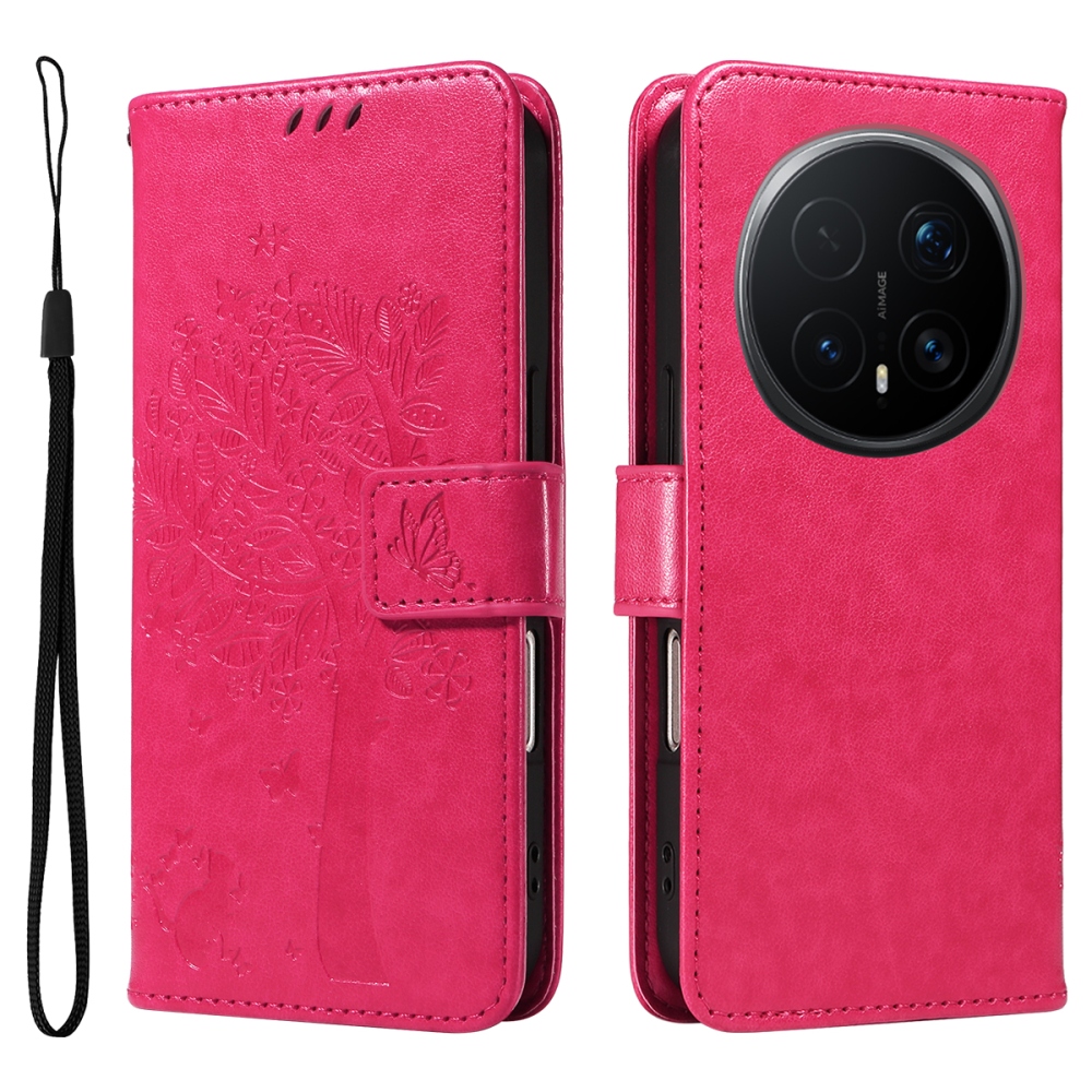 Trees knížkové pouzdro na Honor Magic 8 Pro 5G - rose