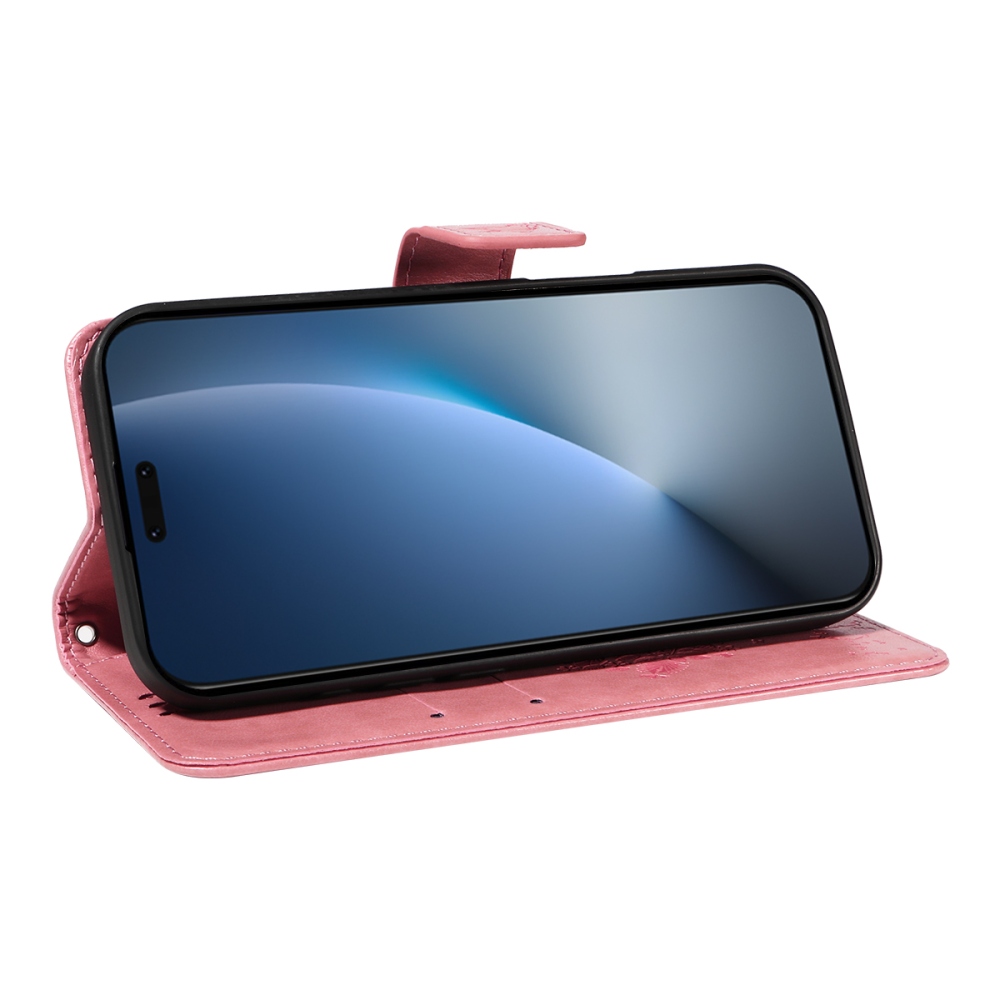 Trees knížkové pouzdro na Honor Magic 8 Pro 5G - růžové