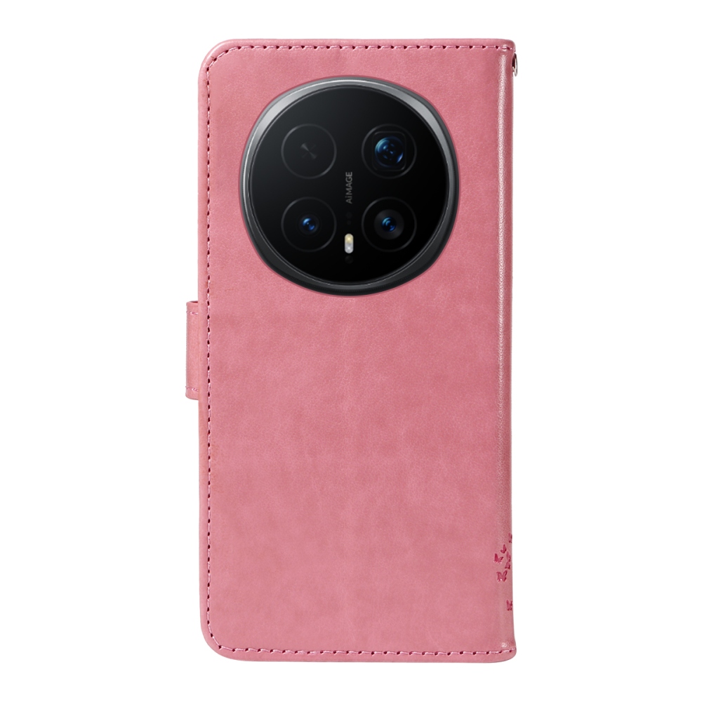 Trees knížkové pouzdro na Honor Magic 8 Pro 5G - růžové