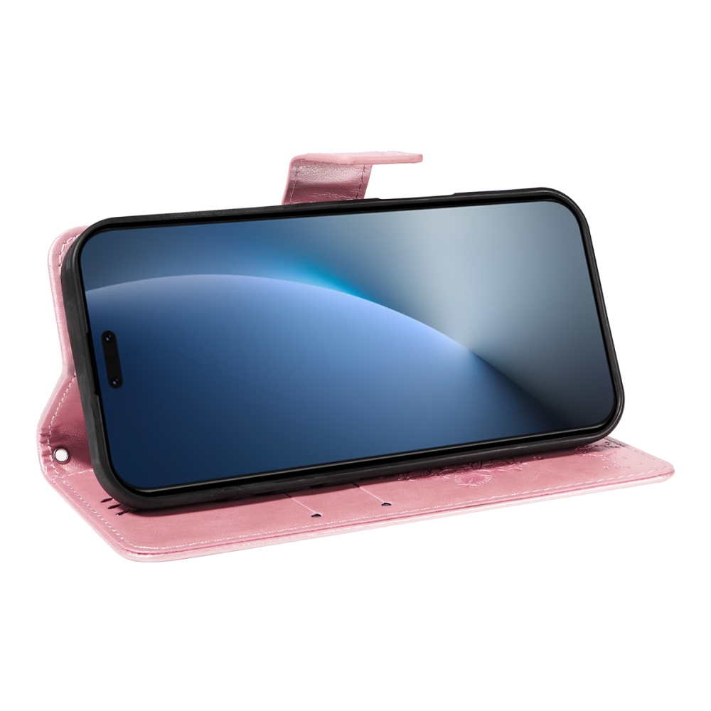 Trees knížkové pouzdro na Honor Magic 8 Pro 5G - růžovozlaté