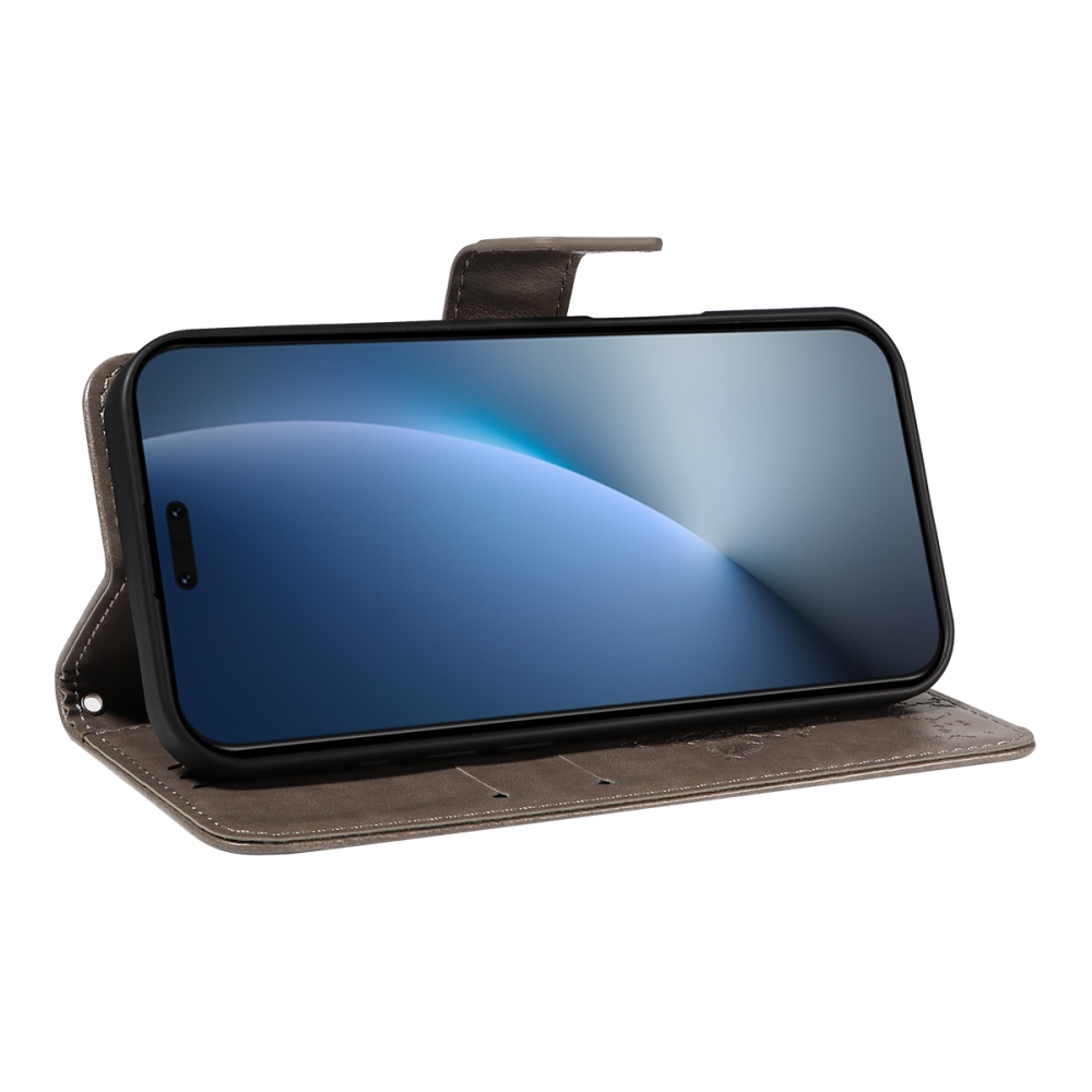 Trees knížkové pouzdro na Honor Magic 8 Pro 5G - šedé