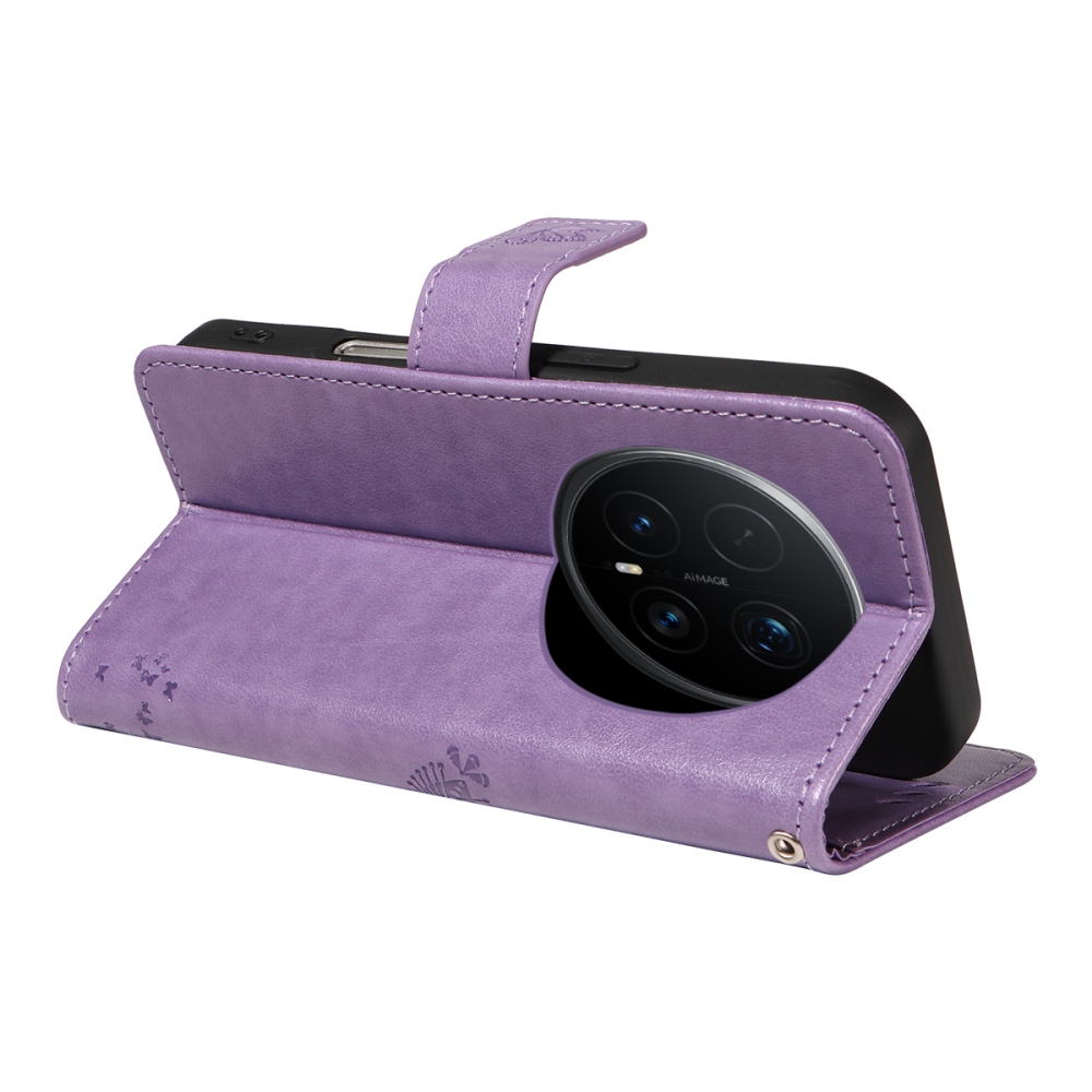 Trees knížkové pouzdro na Honor Magic 8 Pro 5G - světlefialové