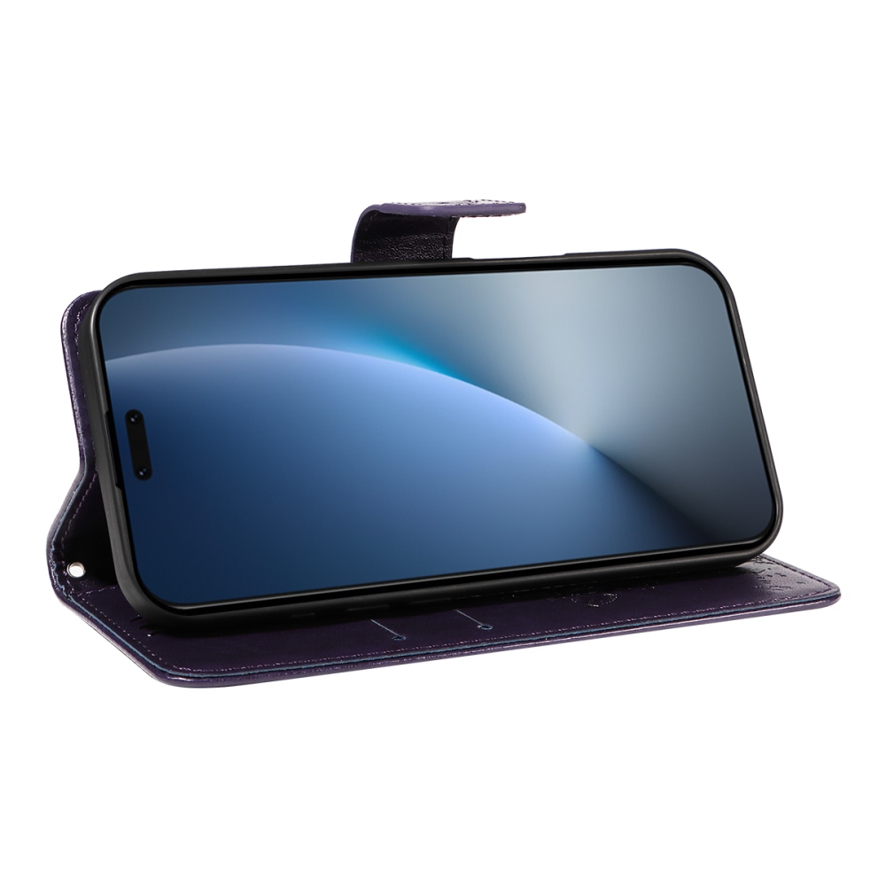 Trees knížkové pouzdro na Honor Magic 8 Pro 5G - tmavěfialové