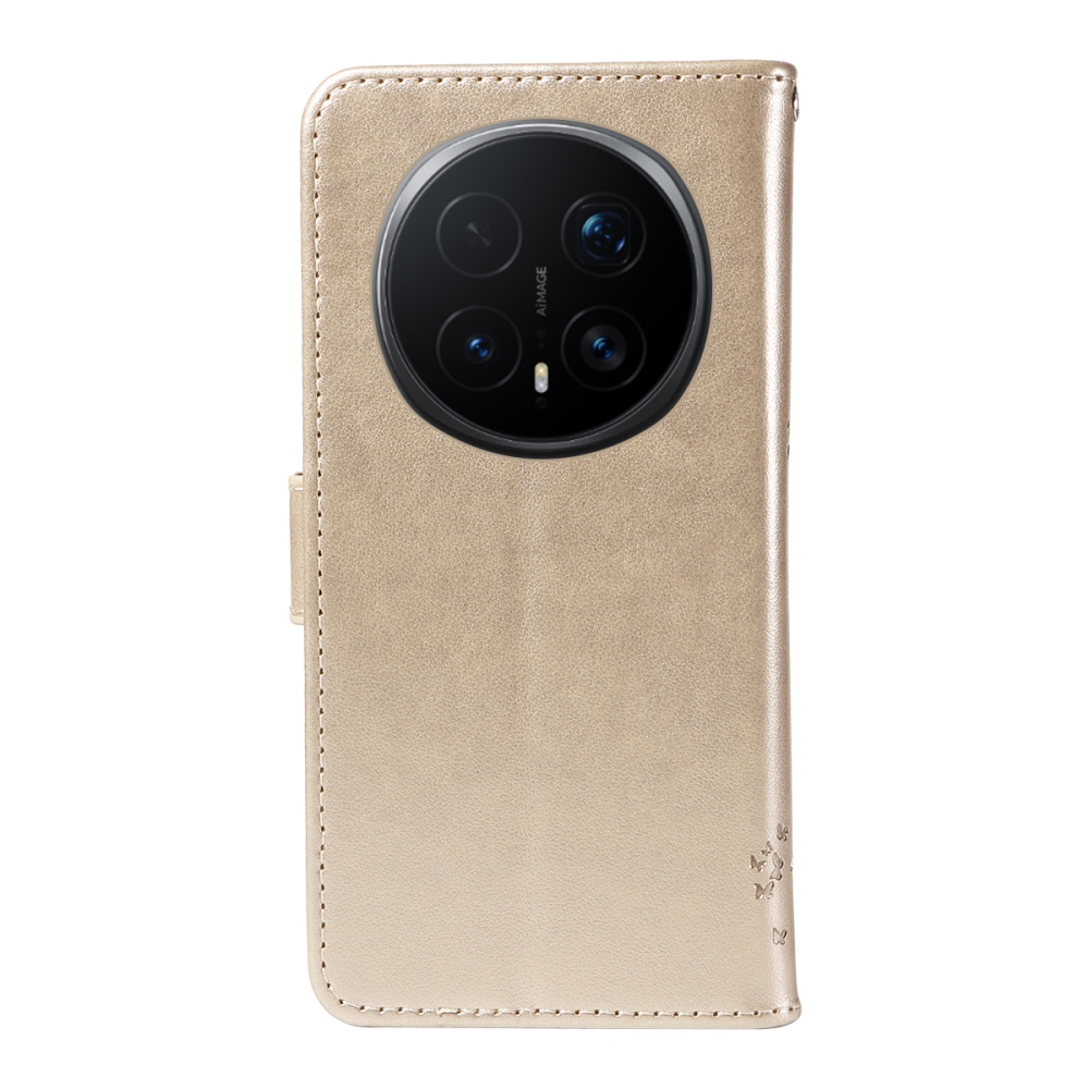 Trees knížkové pouzdro na Honor Magic 8 Pro 5G - zlaté