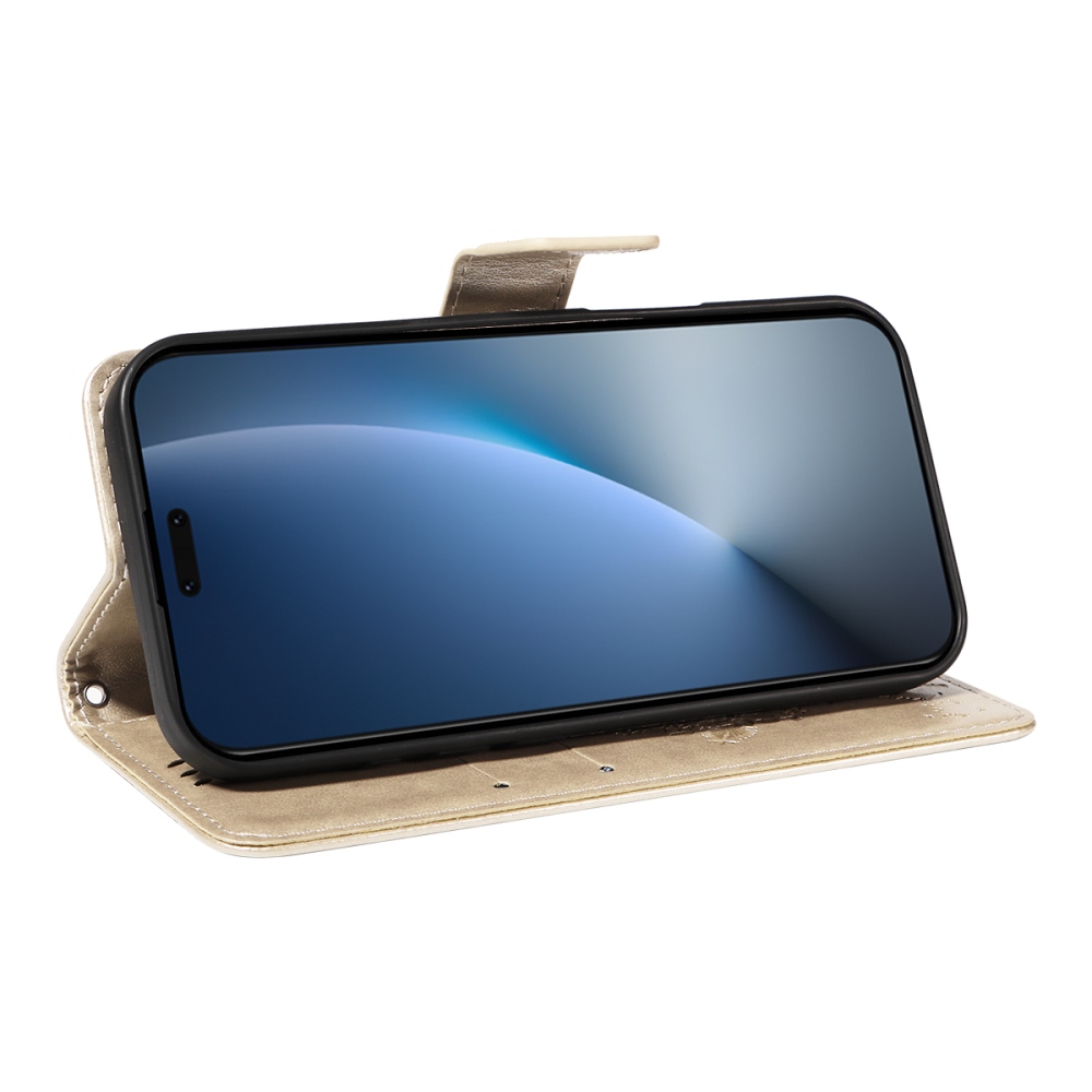 Trees knížkové pouzdro na Honor Magic 8 Pro 5G - zlaté