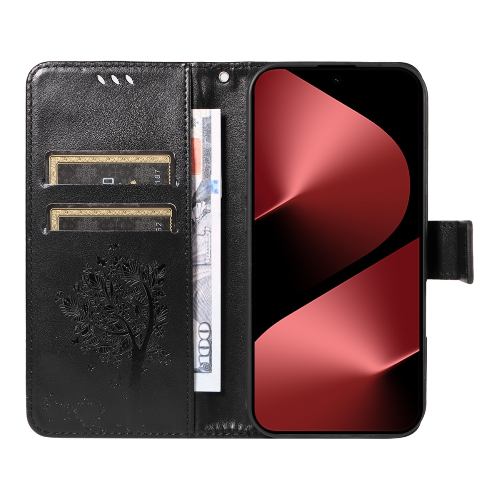 Trees knížkové pouzdro na Huawei Pura 80 Pro - černé