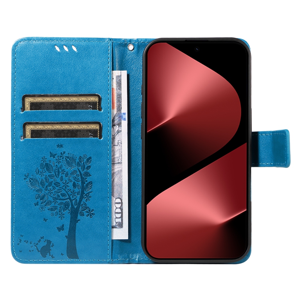 Trees knížkové pouzdro na Huawei Pura 80 Pro - modré