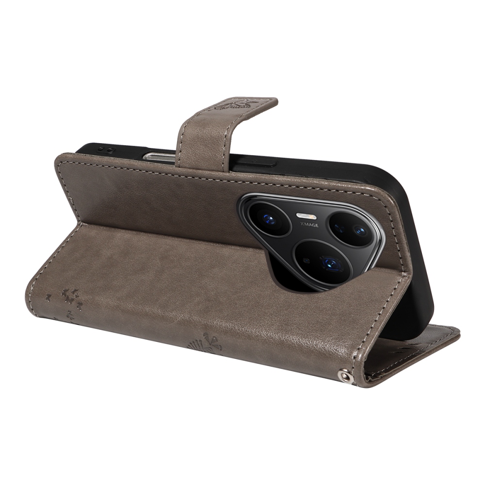 Trees knížkové pouzdro na Huawei Pura 80 Pro - šedé