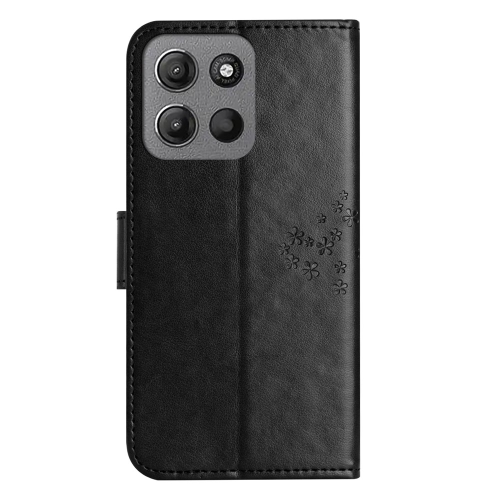 Trees knížkové pouzdro na Motorola Moto G86 5G/G86 Power 5G - černé
