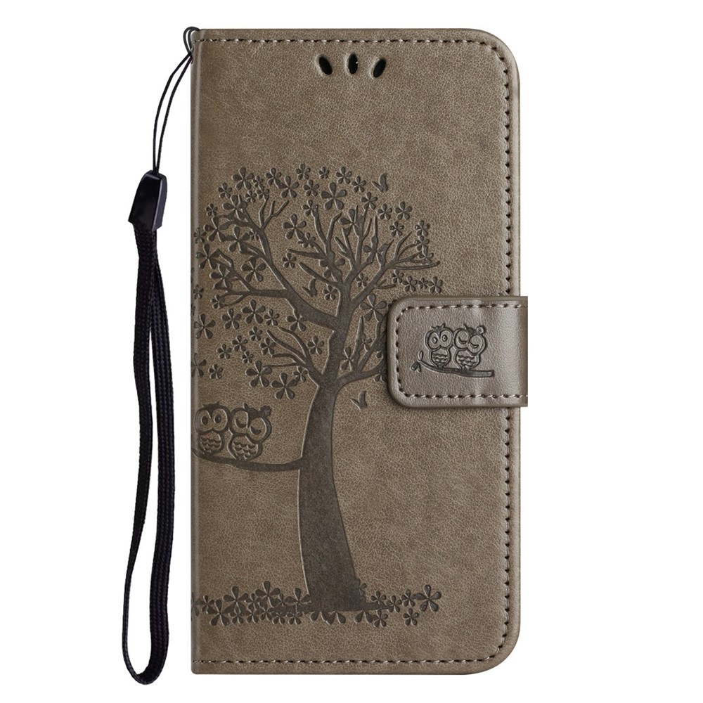 Trees knížkové pouzdro na Motorola Moto G86 5G/G86 Power 5G - šedé