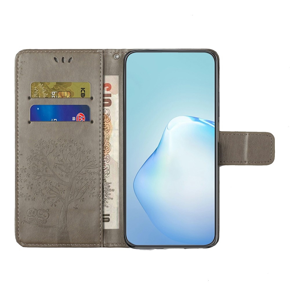 Trees knížkové pouzdro na Motorola Moto G86 5G/G86 Power 5G - šedé