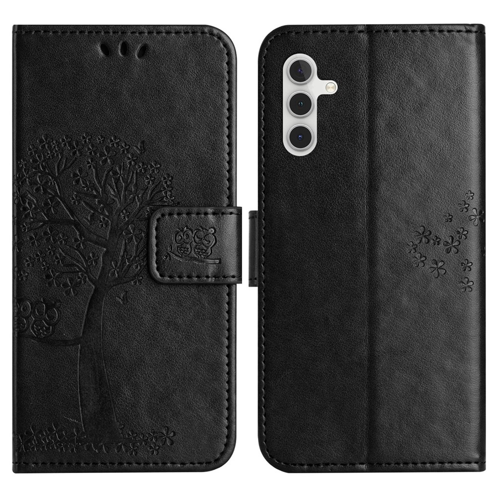 Trees knížkové pouzdro na Samsung Galaxy A37 5G - černé