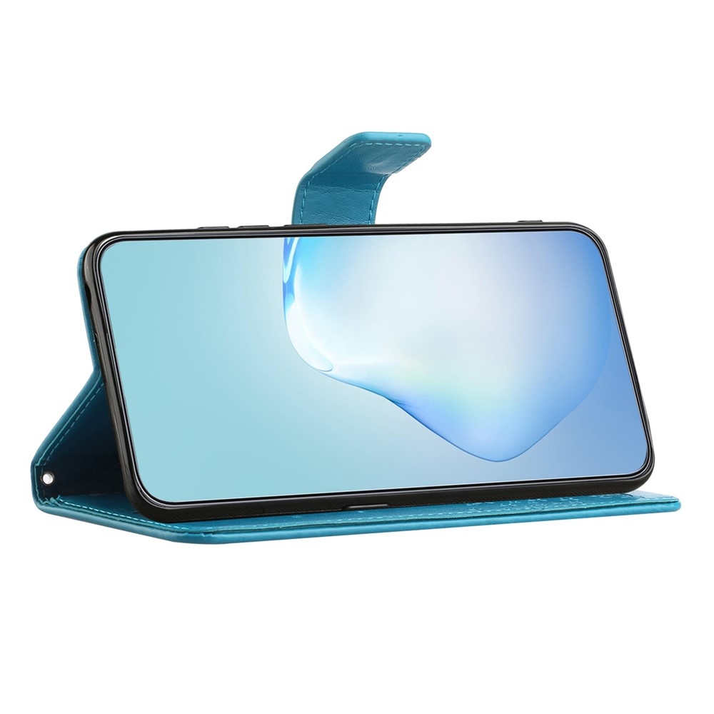 Trees knížkové pouzdro na Samsung Galaxy A37 5G - modré