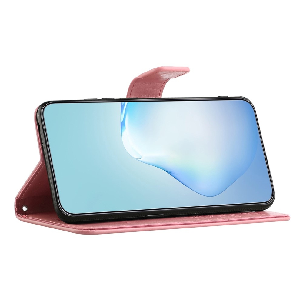 Trees knížkové pouzdro na Samsung Galaxy A37 5G - růžové