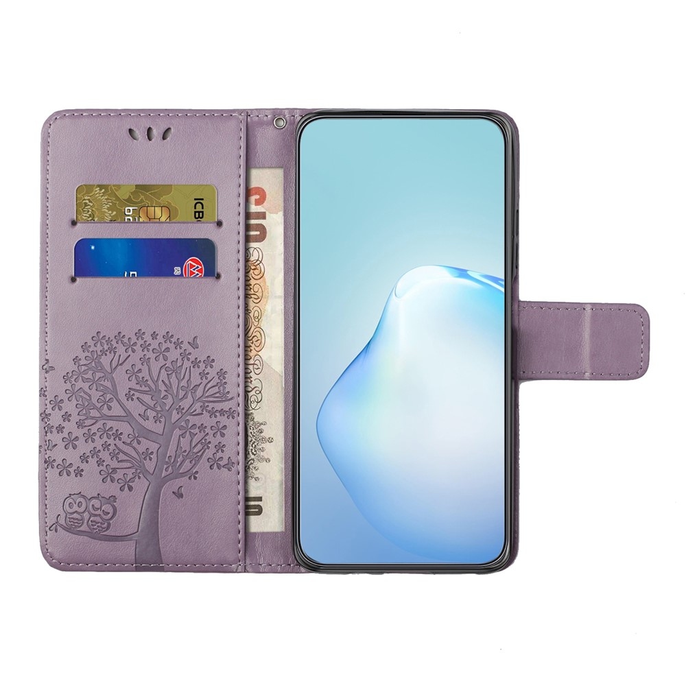 Trees knížkové pouzdro na Samsung Galaxy A37 5G - světlefialové