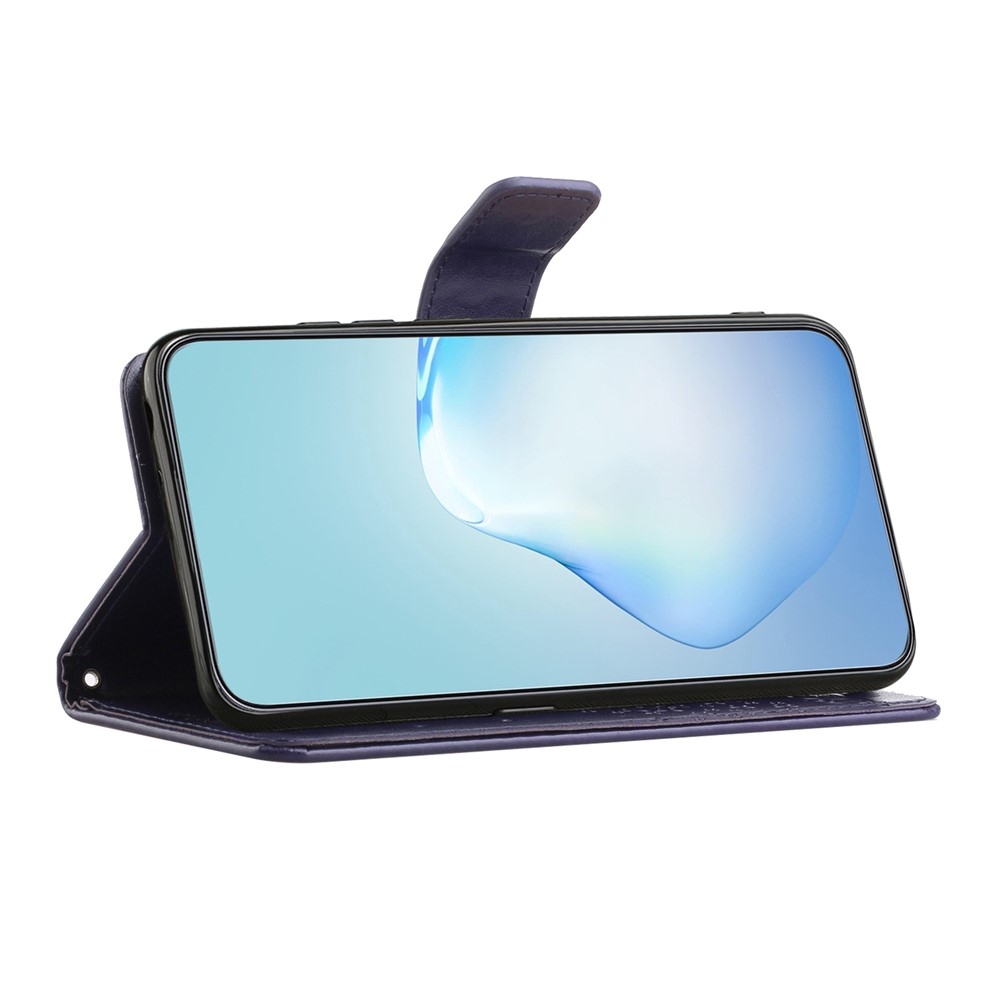 Trees knížkové pouzdro na Samsung Galaxy A37 5G - tmavěfialové