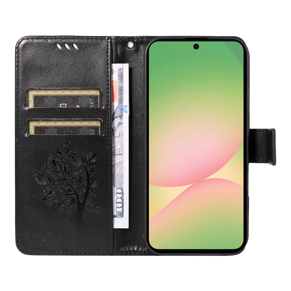 Trees knížkové pouzdro na Samsung Galaxy A57 5G - černé