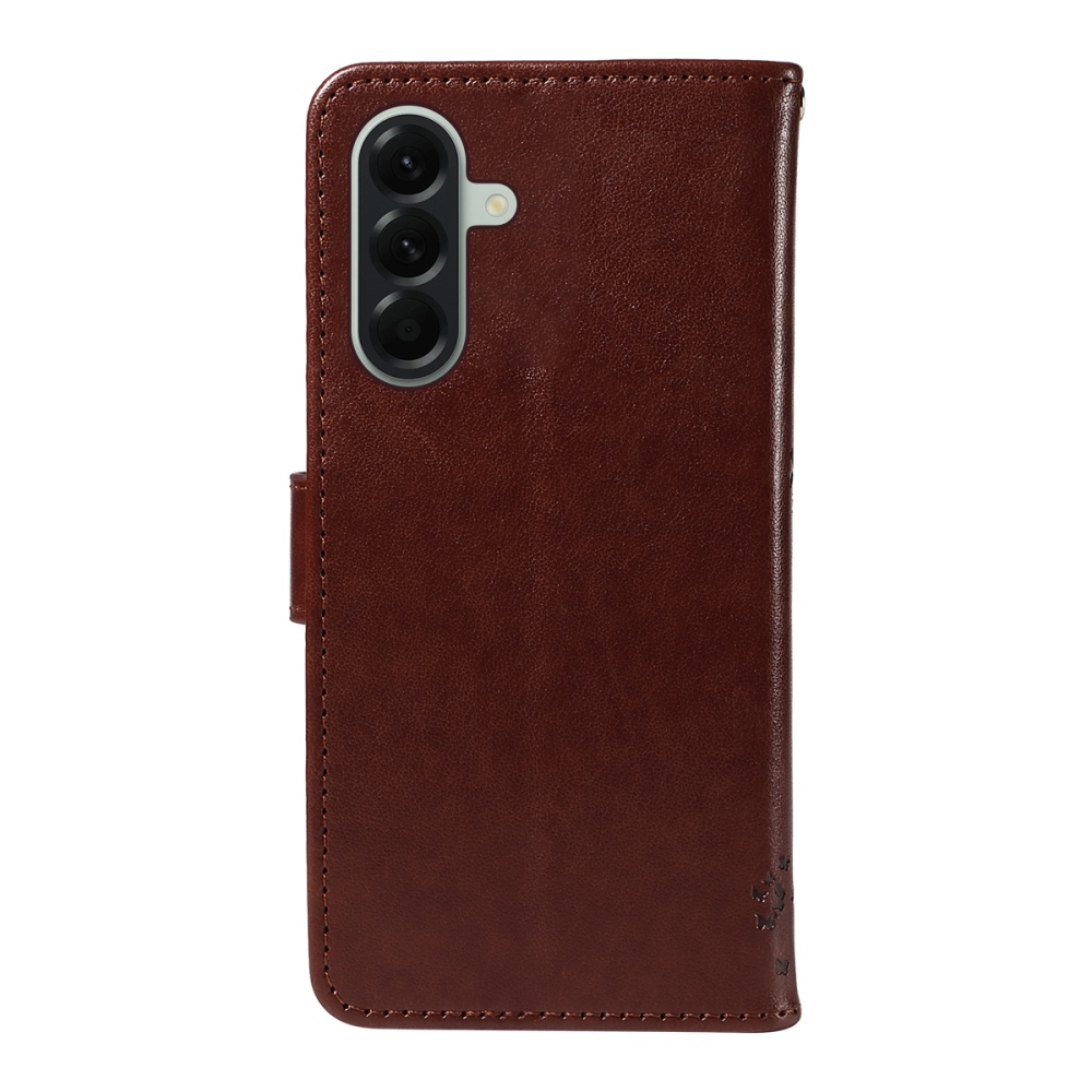 Trees knížkové pouzdro na Samsung Galaxy A57 5G - hnědé