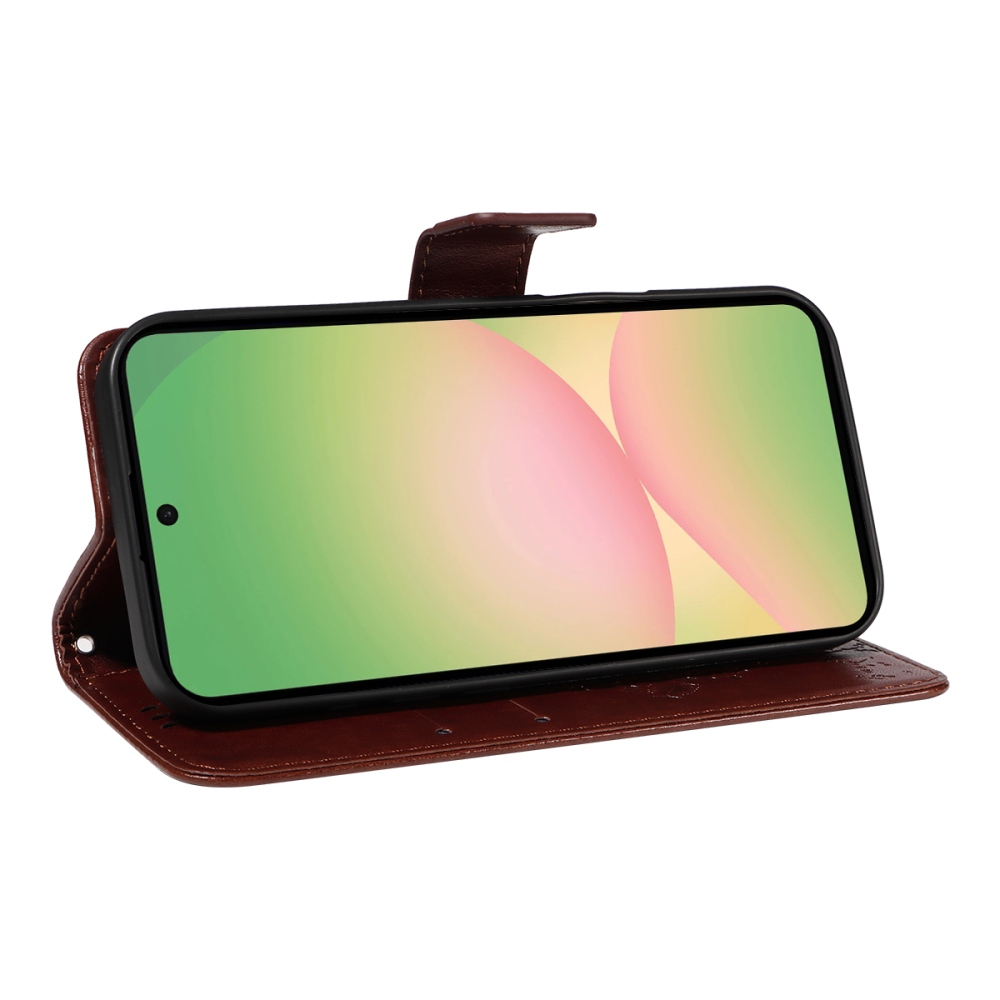 Trees knížkové pouzdro na Samsung Galaxy A57 5G - hnědé