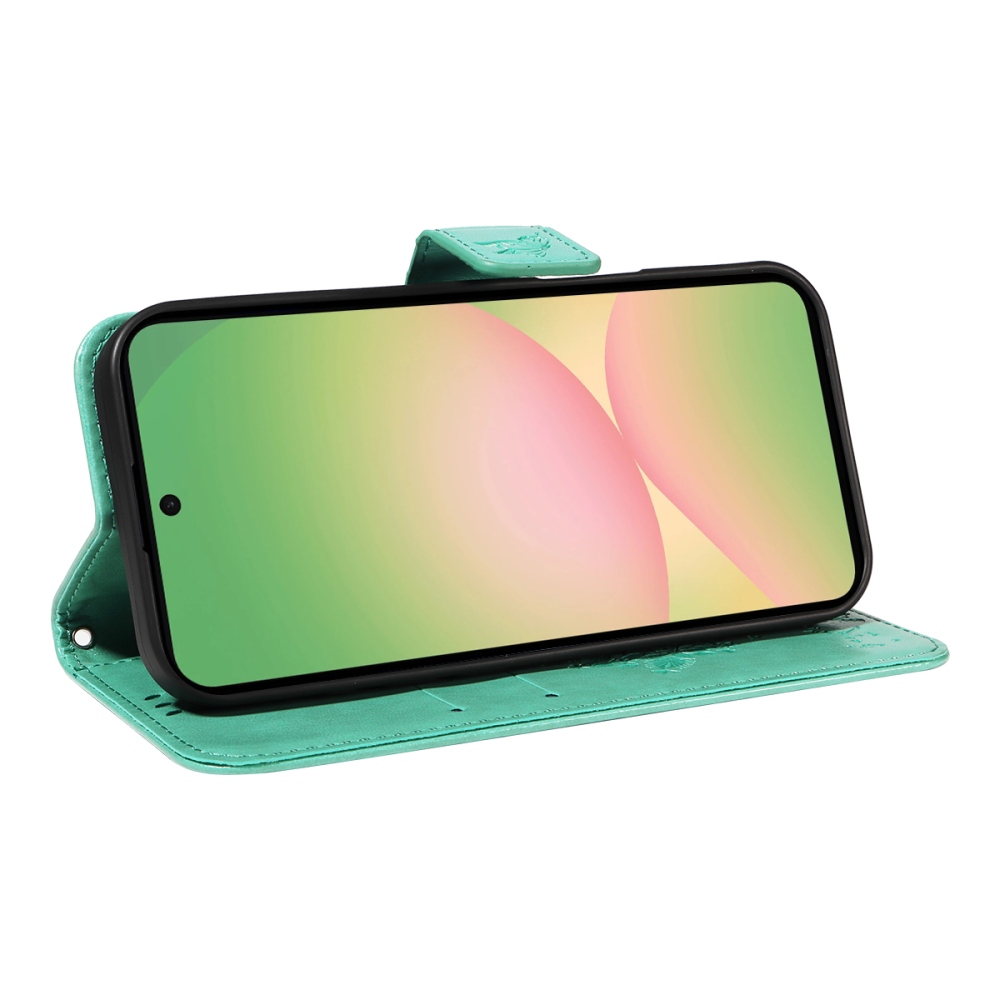 Trees knížkové pouzdro na Samsung Galaxy A57 5G - modrozelené