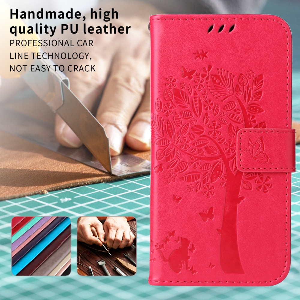 Trees knížkové pouzdro na Samsung Galaxy A57 5G - rose